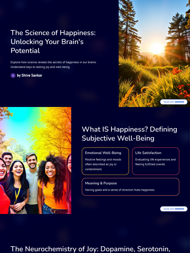The Science of Happiness Unlocking Your Brains Potential PDF