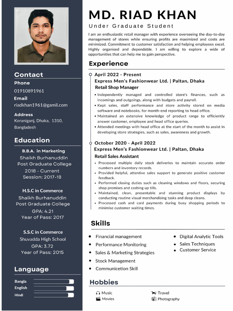 Md. Riad Khan | PDF