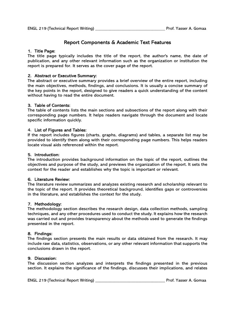 Technical Report Writing Guide | PDF | Abstract (Summary) | Critical ...