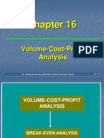 Volume-Cost-Profit Analysis: Dr. Shailendra Kumar, LMTSOM, Thapar University, Patiala