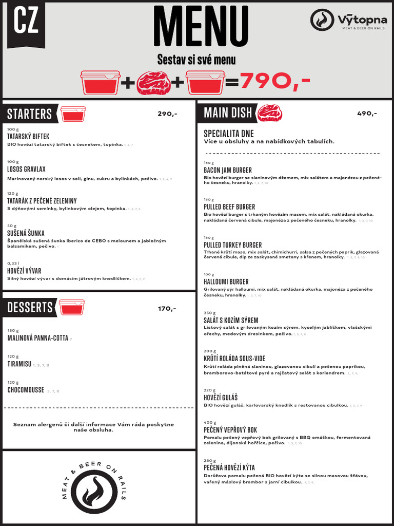 Menu Vytopna-Praha Web v6-1 | PDF