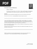 Niskanen's Budget-Maximizing Model | PDF | Economics | Bureaucracy