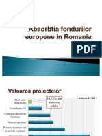 Absorbtia Fondurilor Europene in Romania