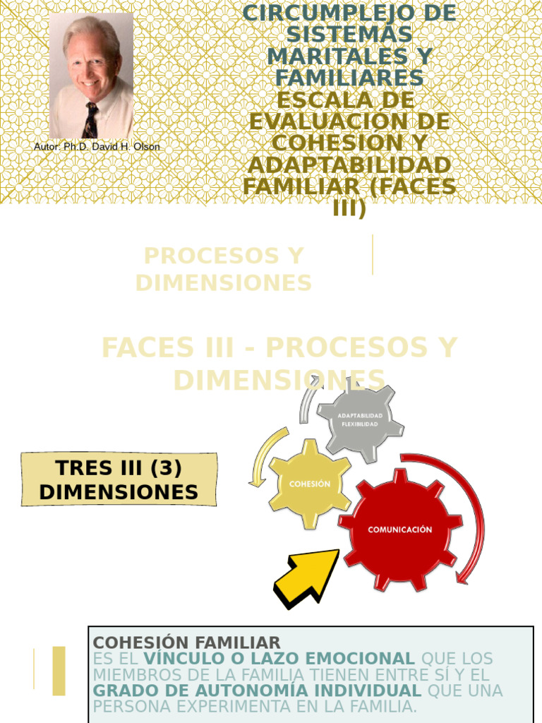 Evaluación de Cohesión Familiar FACES III | PDF | Liderazgo | Las emociones