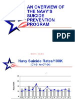 An Overview of The Navy'S Suicide Prevention Program: Mission First Sailors Always