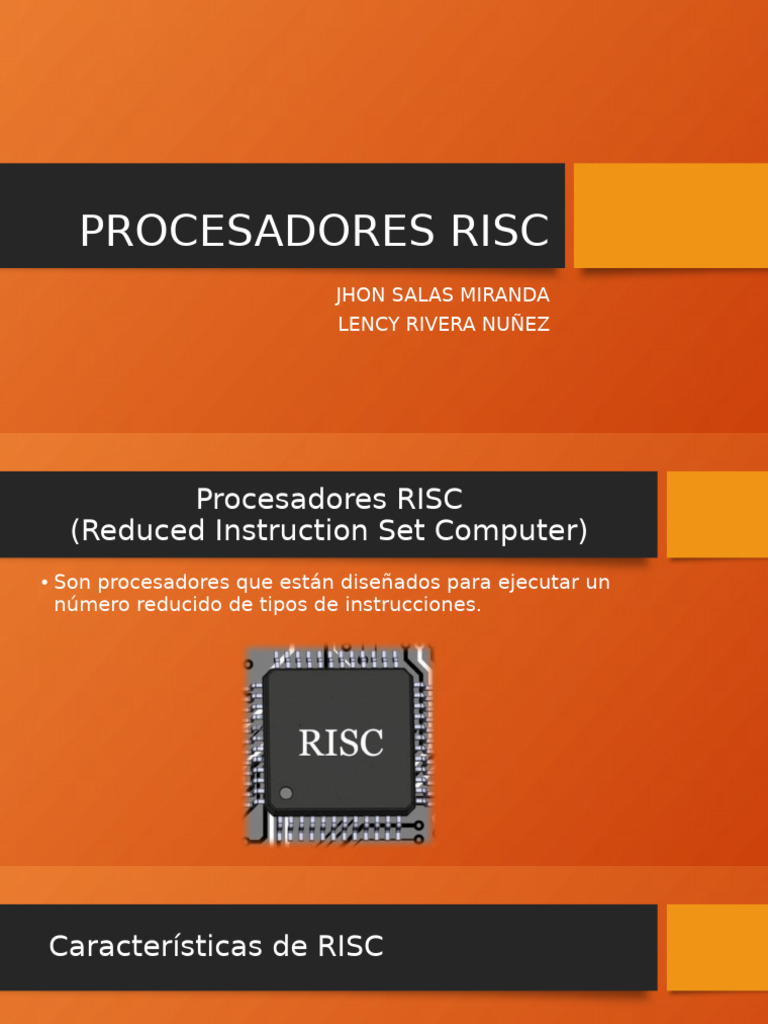 Ventajas y Desventajas de RISC | PDF
