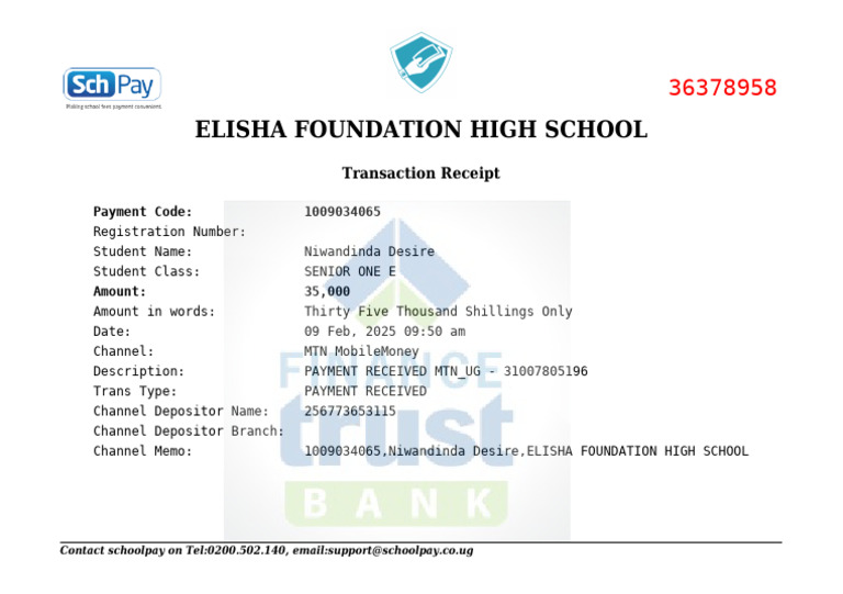 Trans - Reciept 2025 02 09 - 08 - 25 Am | PDF