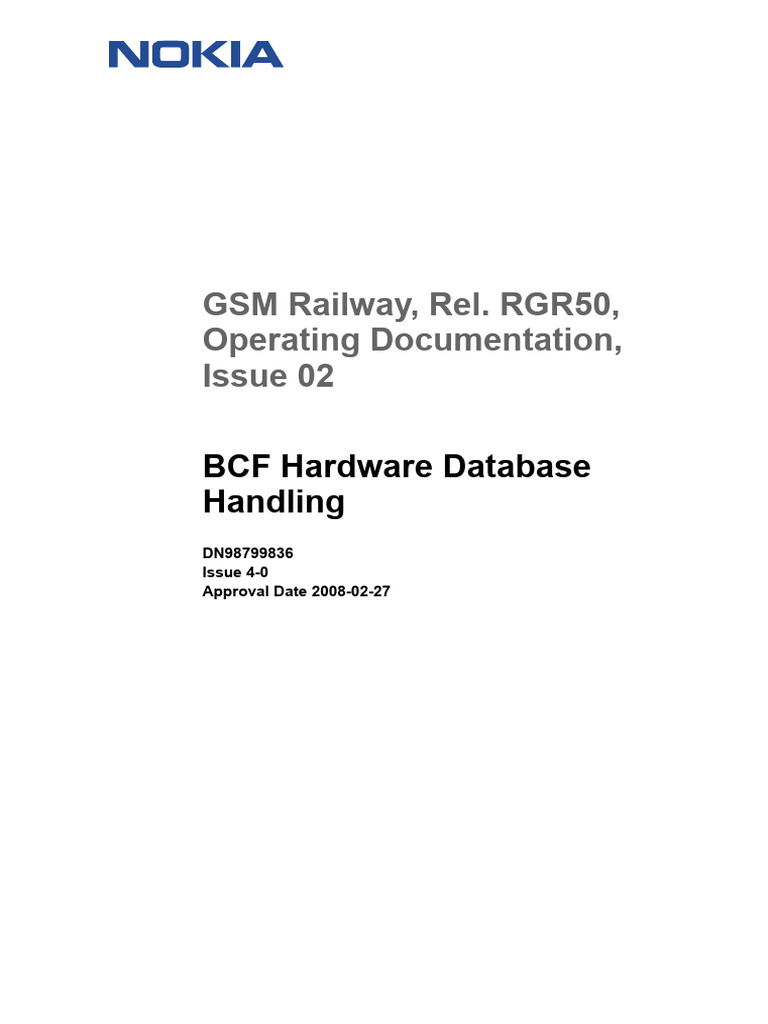 BCF Hardware Database Handling | PDF | Computer File | Computing