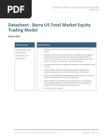BARRAONE® | PDF | Analytics | Value At Risk