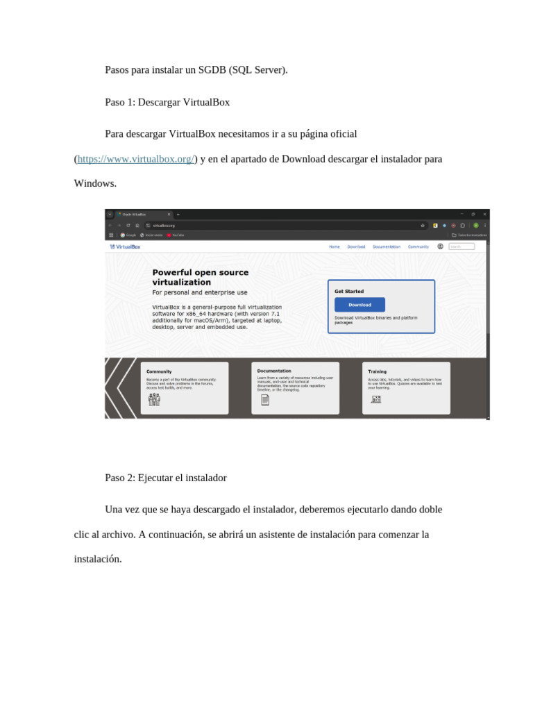 Instalación De Sql Server En 64 Bits Pdf Servidor Sql De Microsoft