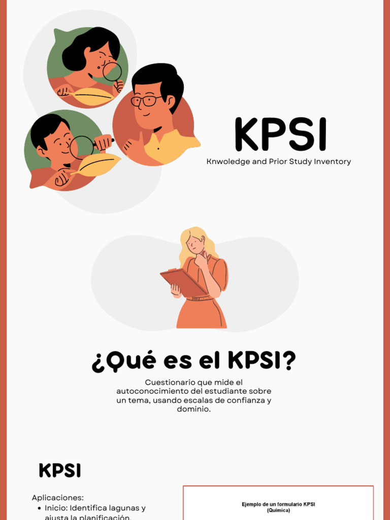 Cuestionario KPSI: Autoconocimiento Estudiantil | PDF