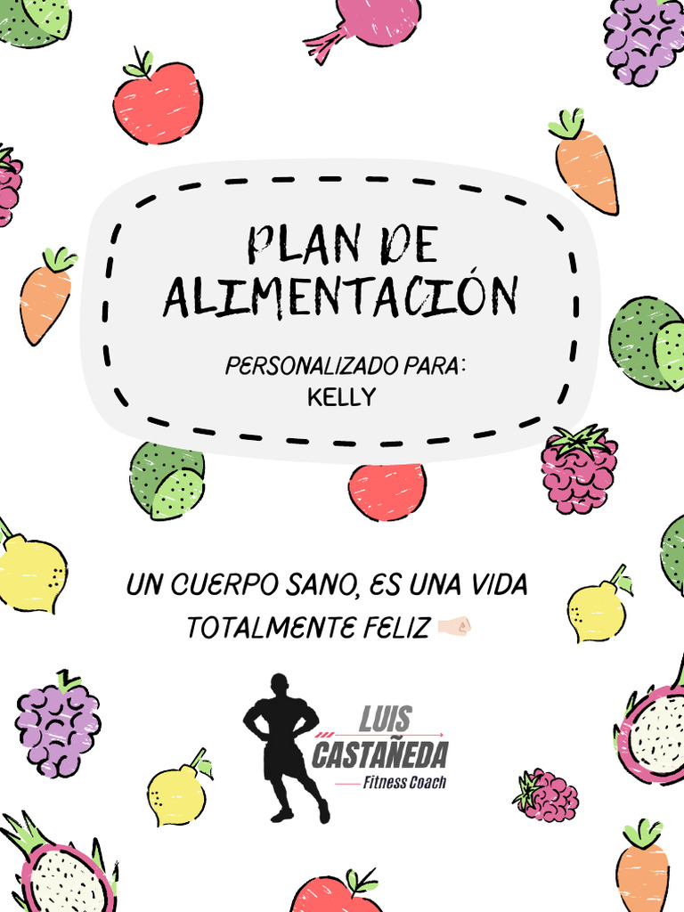 Plan Alimentación Kelly | PDF | Alimentos | Cocina