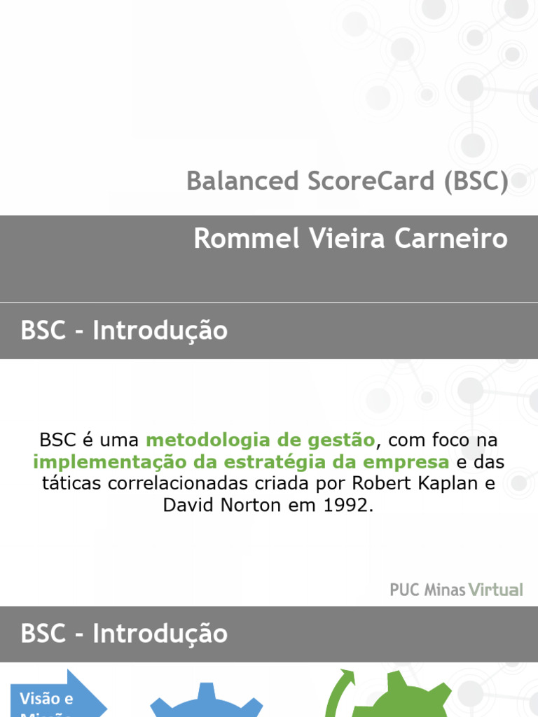 Metodologia Balanced Scorecard Explicada | PDF | Business | Economias