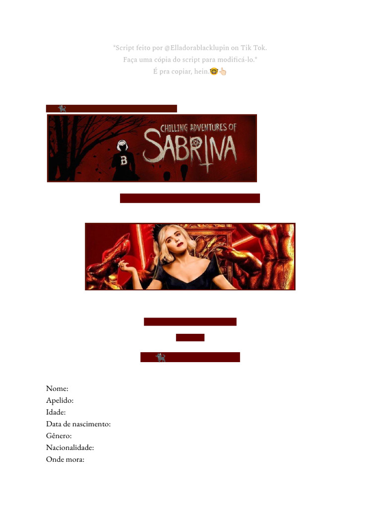Script para 