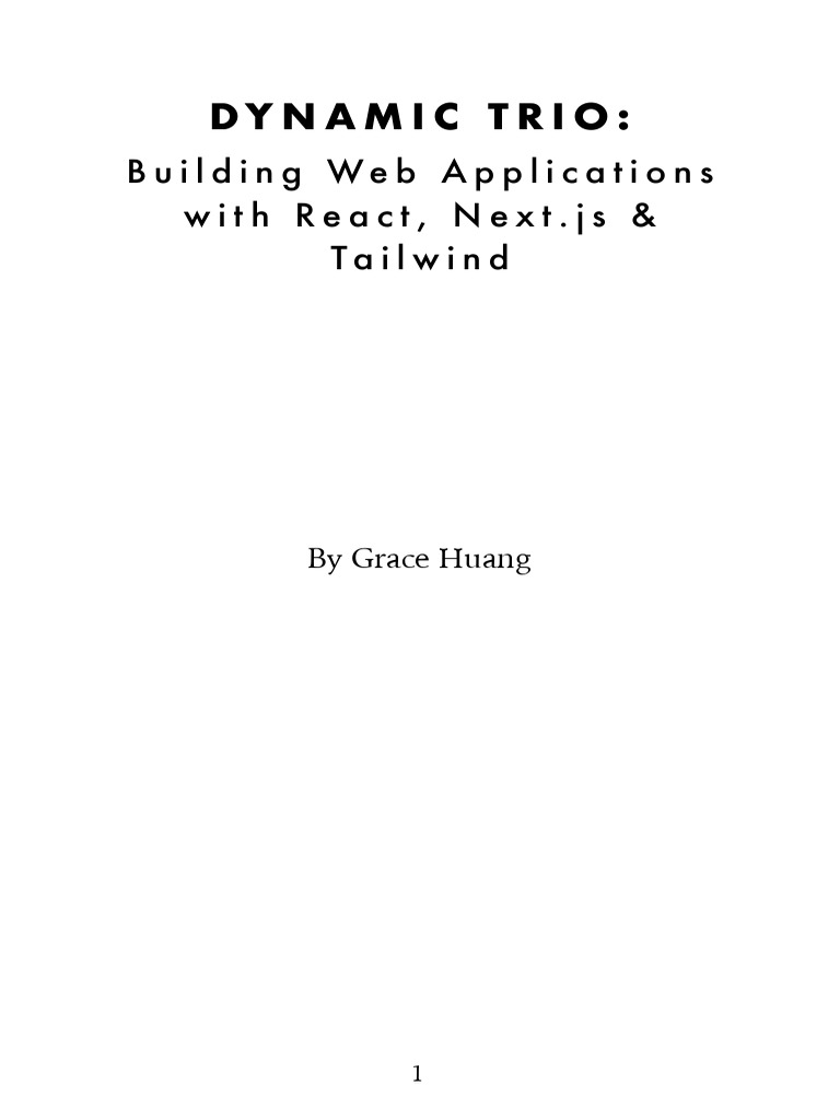 Build Web Apps with React, Next.js, Tailwind | PDF | Websites ...