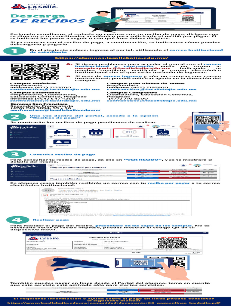 Infografia Descarga Recibos | PDF | Informática