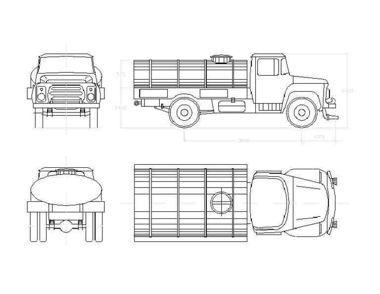 Tanker Truck - Layout | PDF