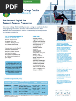 UCD Factsheet 2024-25 | PDF | Cost Of Living | Dublin
