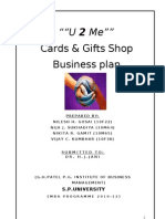 Cards & Gifts Shop Business Plan: S.P.University