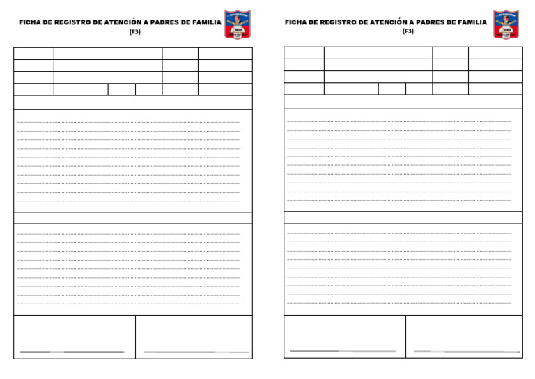 Ficha de Atención Al Pp. FF | PDF