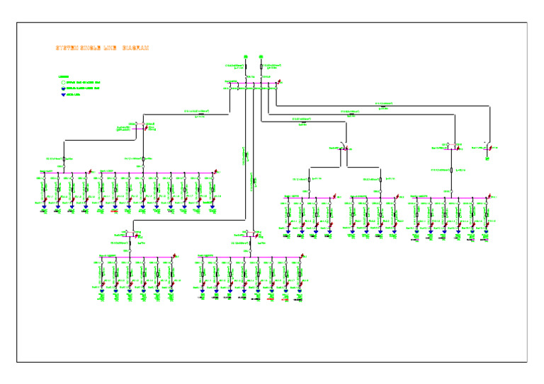 System Single Line Diagram Overview | PDF
