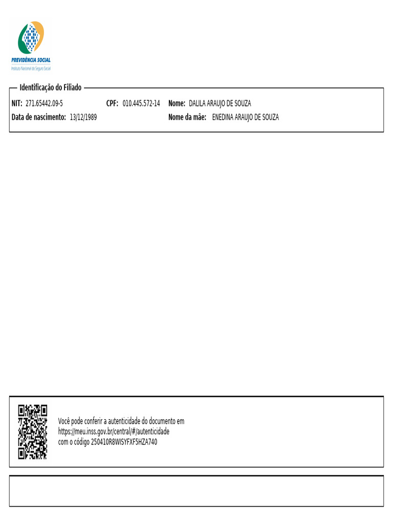 Extrato INSS | PDF