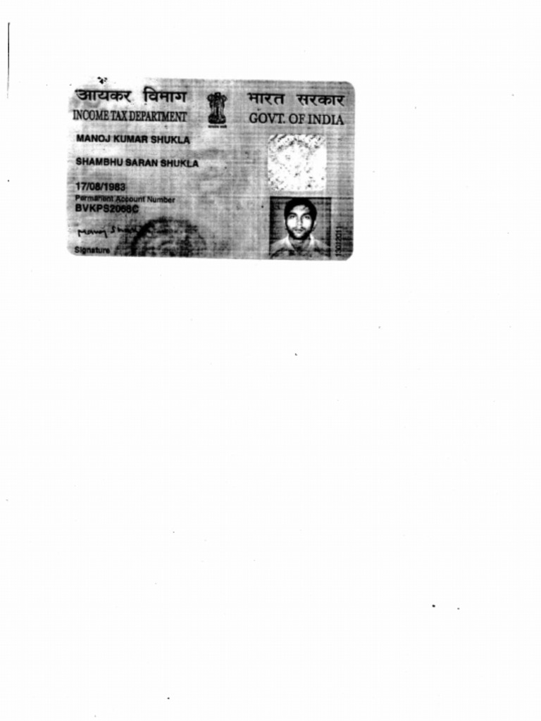 Pan Card | PDF