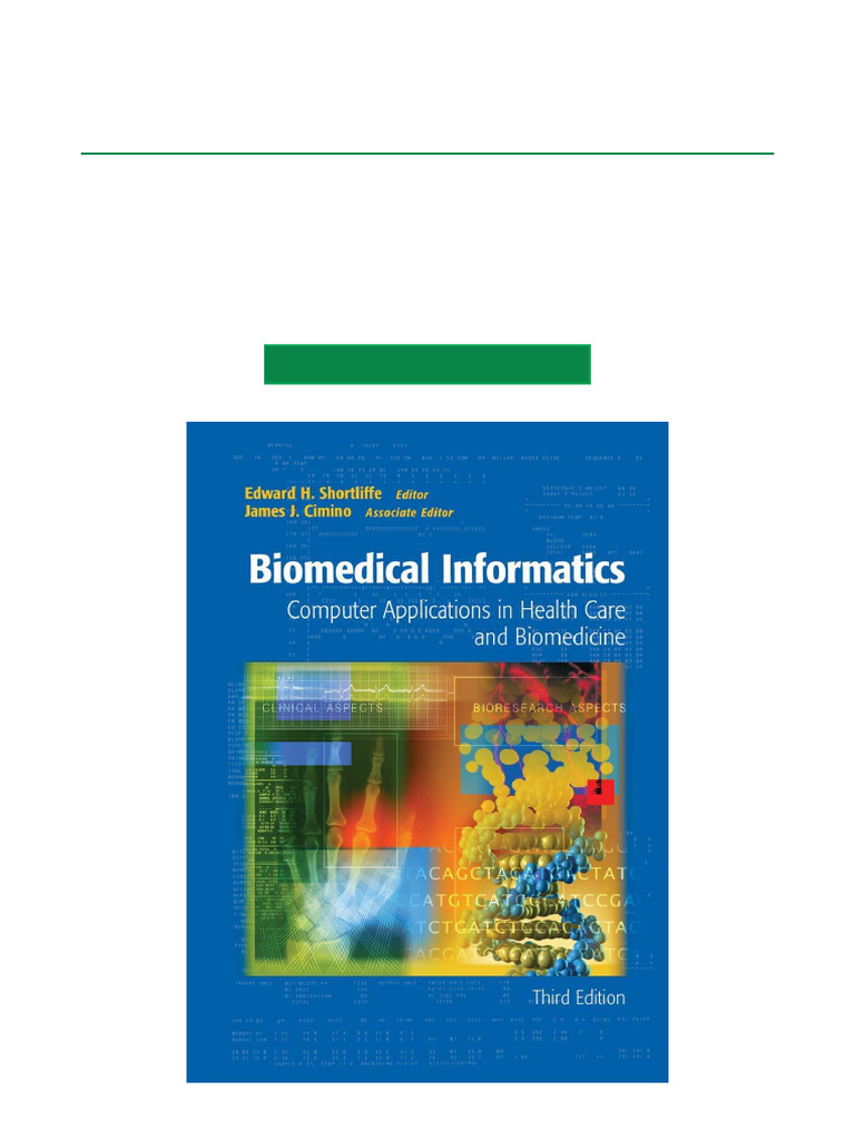 Biomedical Informatics Computer Applications in Health Care and ...