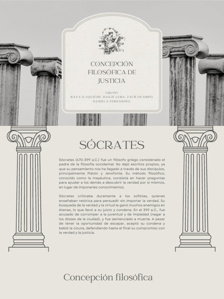 Filosofía de Justicia de Sócrates | PDF | Sócrates