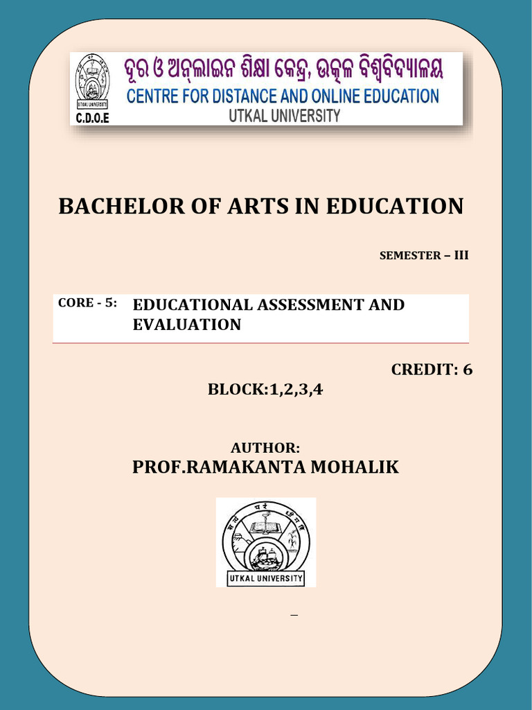 Educational Assessment & Evaluation Guide | PDF | Educational ...