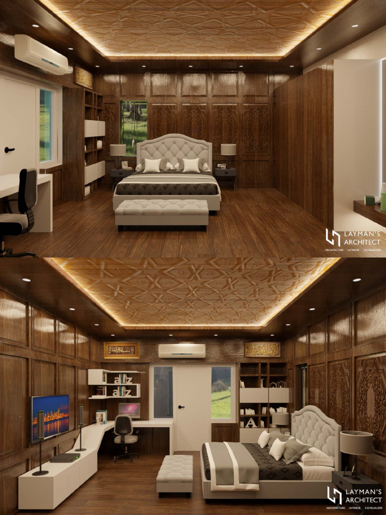 3D Bedroom Design | PDF
