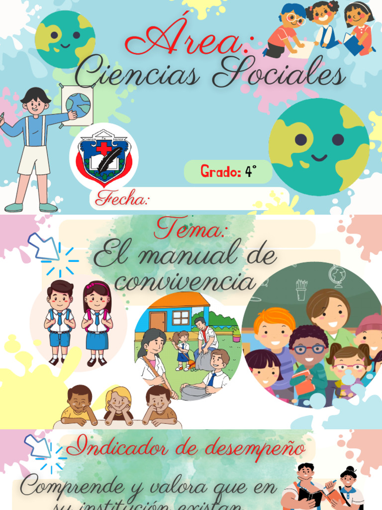 GUÍA PEDAGÓGICA No. 3 LAS NORMAS Y EL MANUAL DE CONVIVENCIA ESCOLAR ...