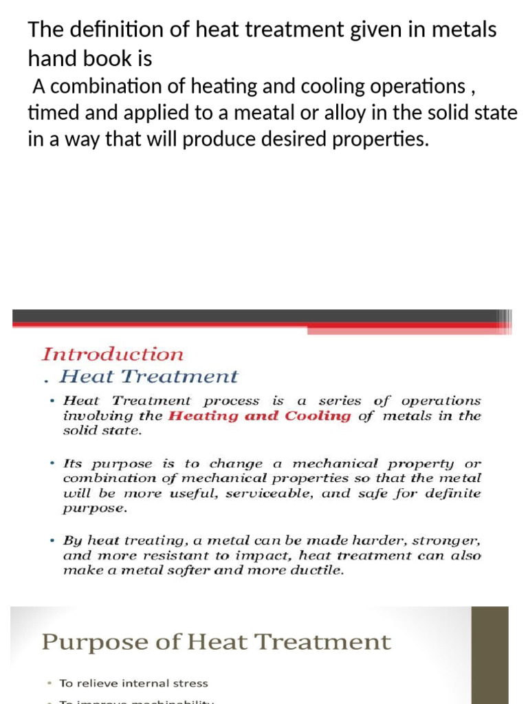 Heat Treatment Processes for Steel | PDF | Heat Treating | Steel