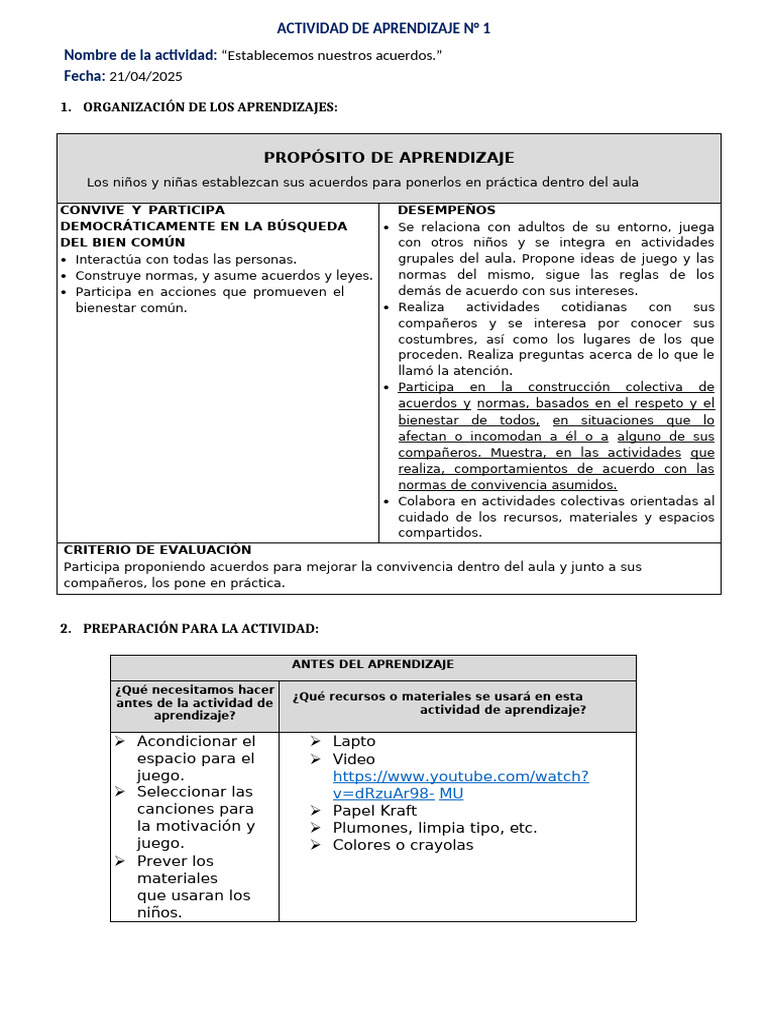 Actividad de Aprendizaje N1-Los Ingeniosos | PDF | Salón de clases ...