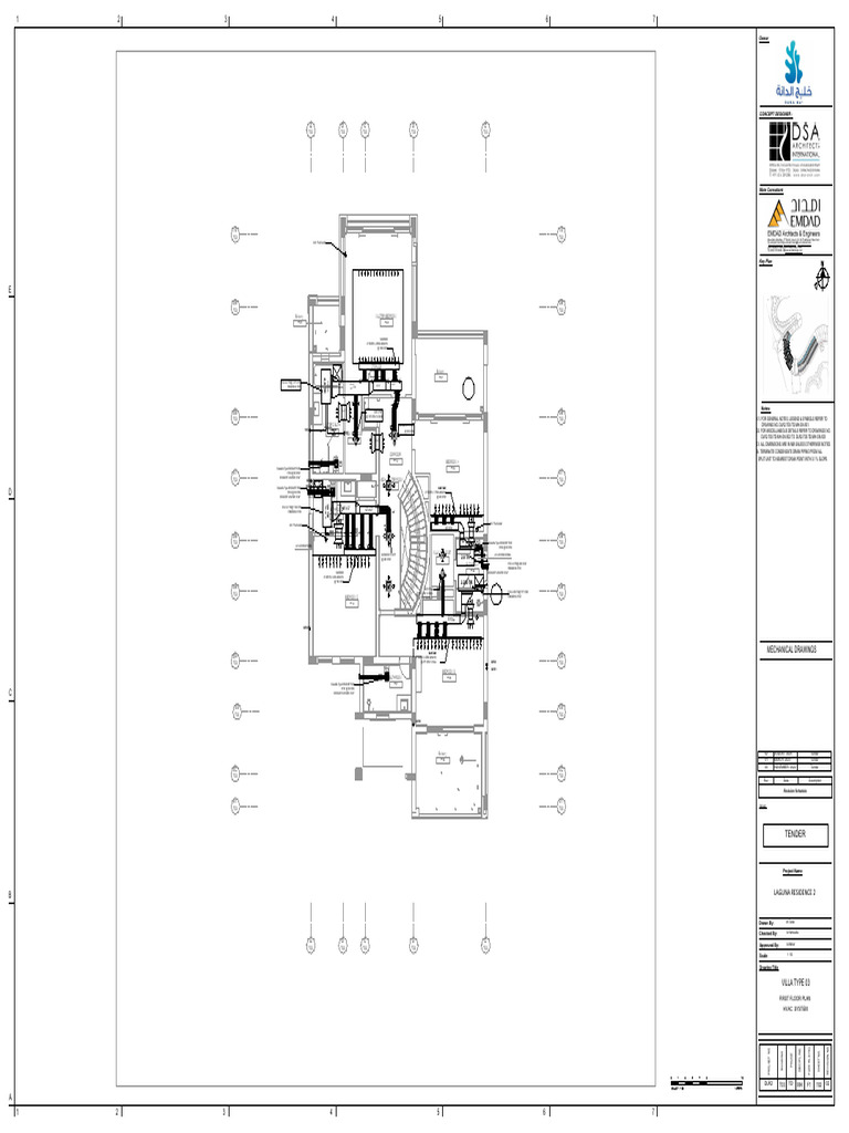 First Floor HVAC System Plan | PDF