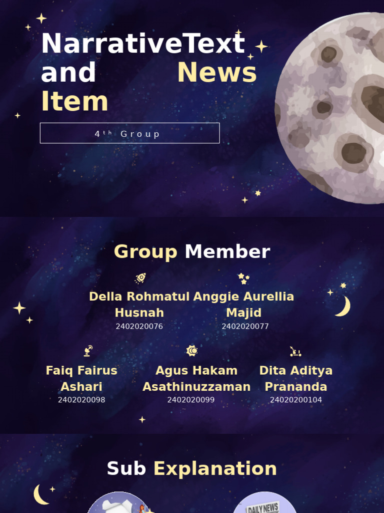 Narrative Text vs. News Item Explained | PDF | News | Communication