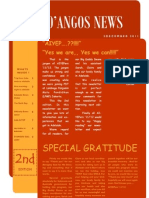 D'Angos News: Special Gratitude
