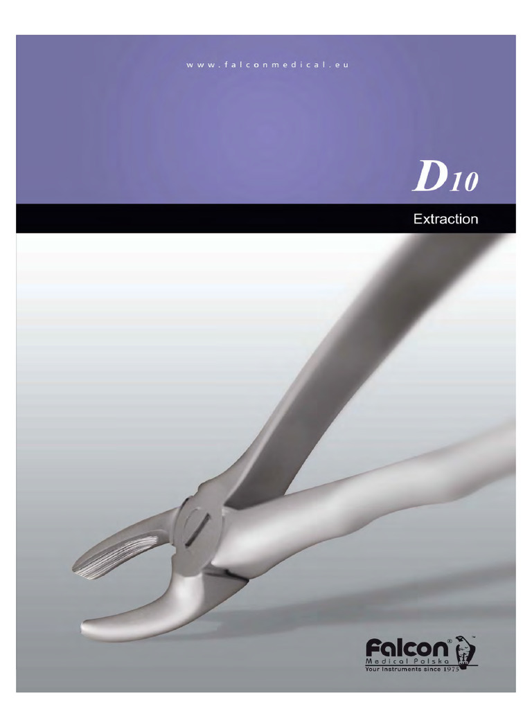 Instruments d'extraction dentaire Falcon | PDF | Accouchement | Obstétrique