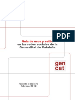 Guía de usos y estilo en las redes sociales de la Generalitat de Cataluña