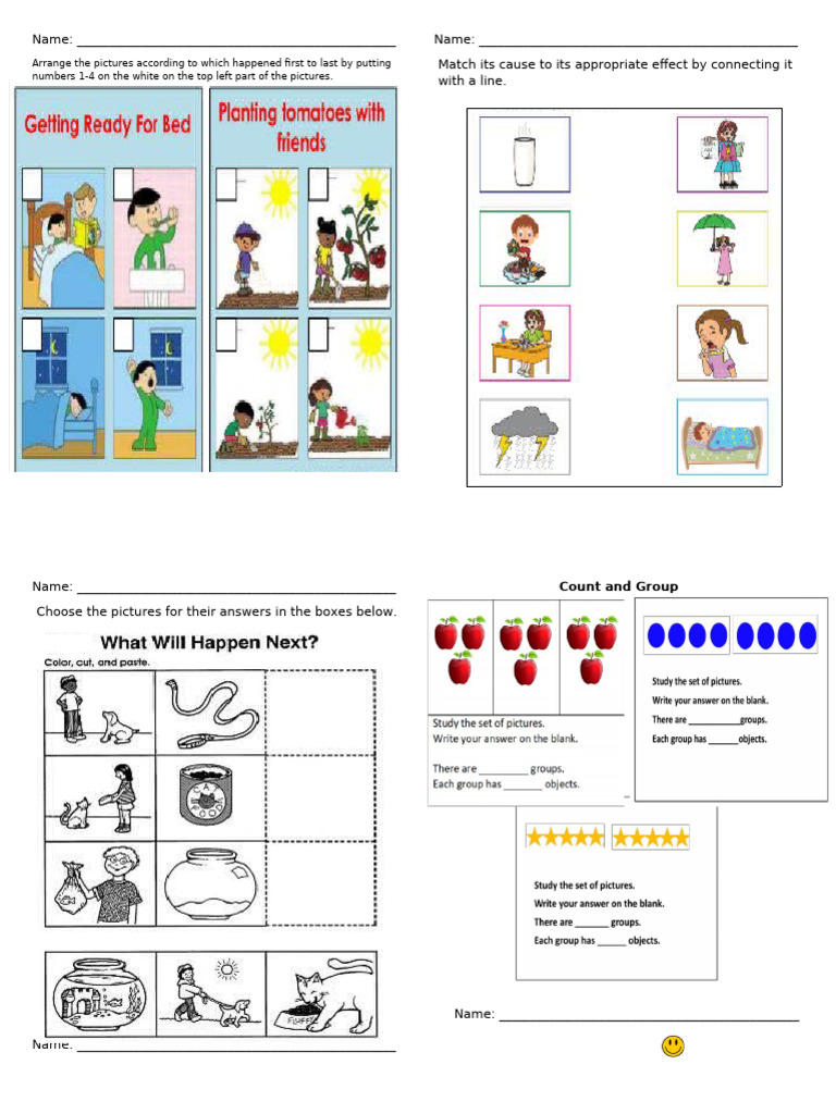 Educational Activity Worksheets | PDF