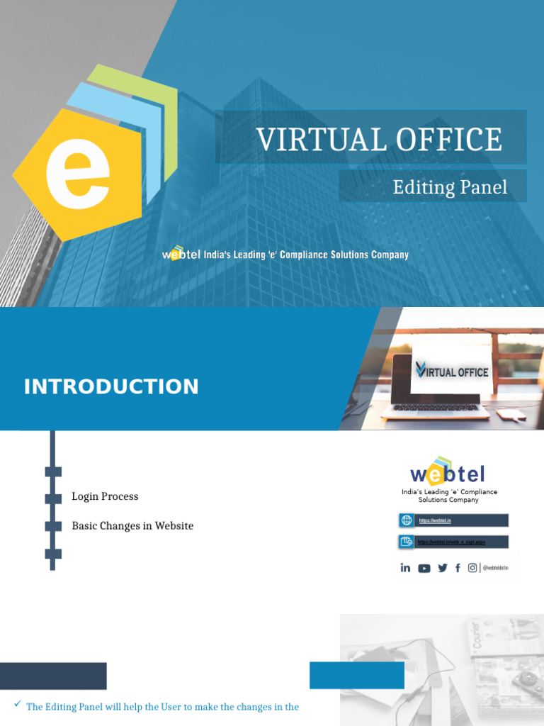 Virtual Office Editing Panel Guide | PDF | Websites | Search Engine ...