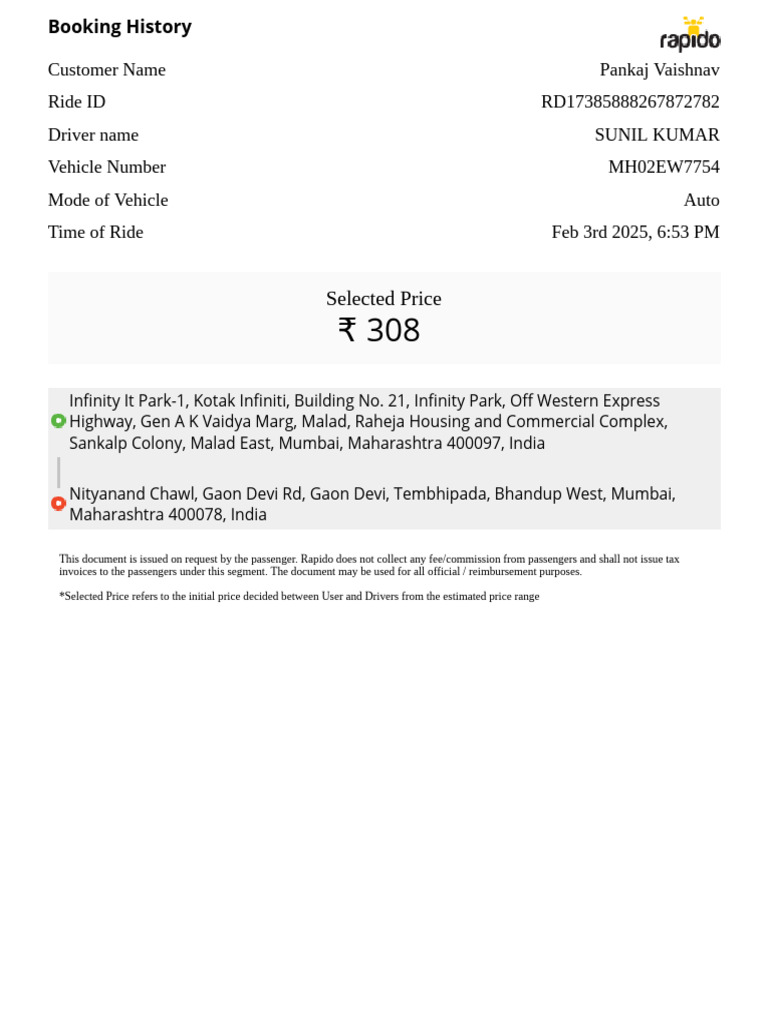 Auto Receipt RD17385888267872782 | PDF