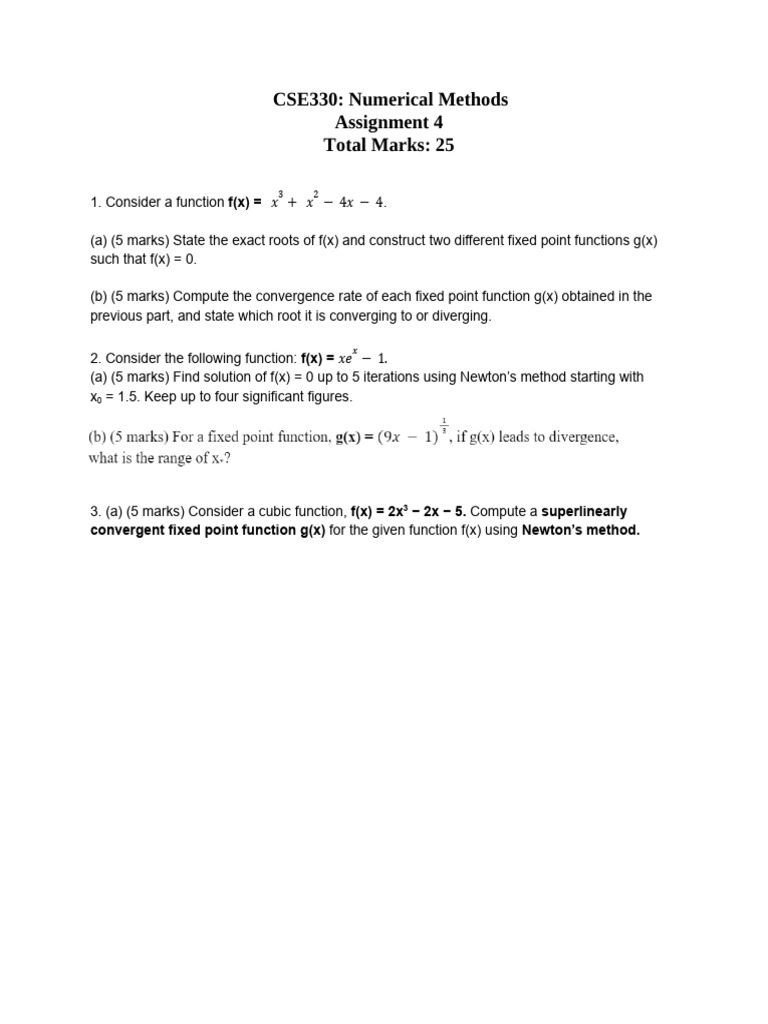 CSE330 Assignment4 Spring2025 | PDF