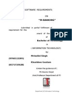 "M-Banking": Software Requirements Specification ON