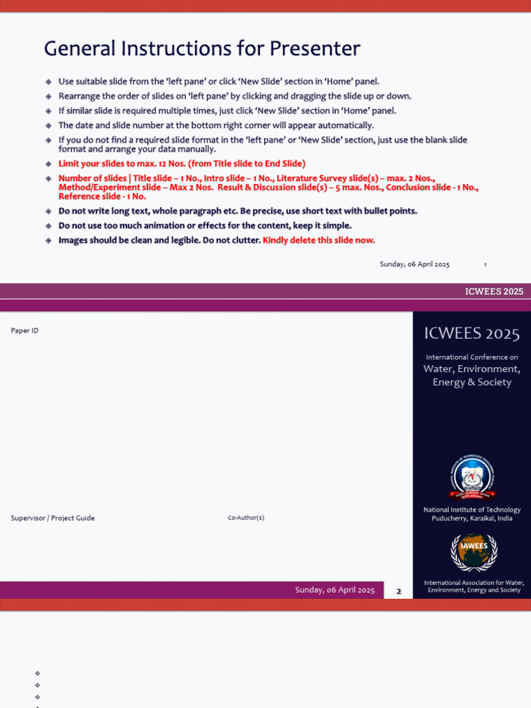 Presentation-template-v1[1] | PDF | Water | Water Quality