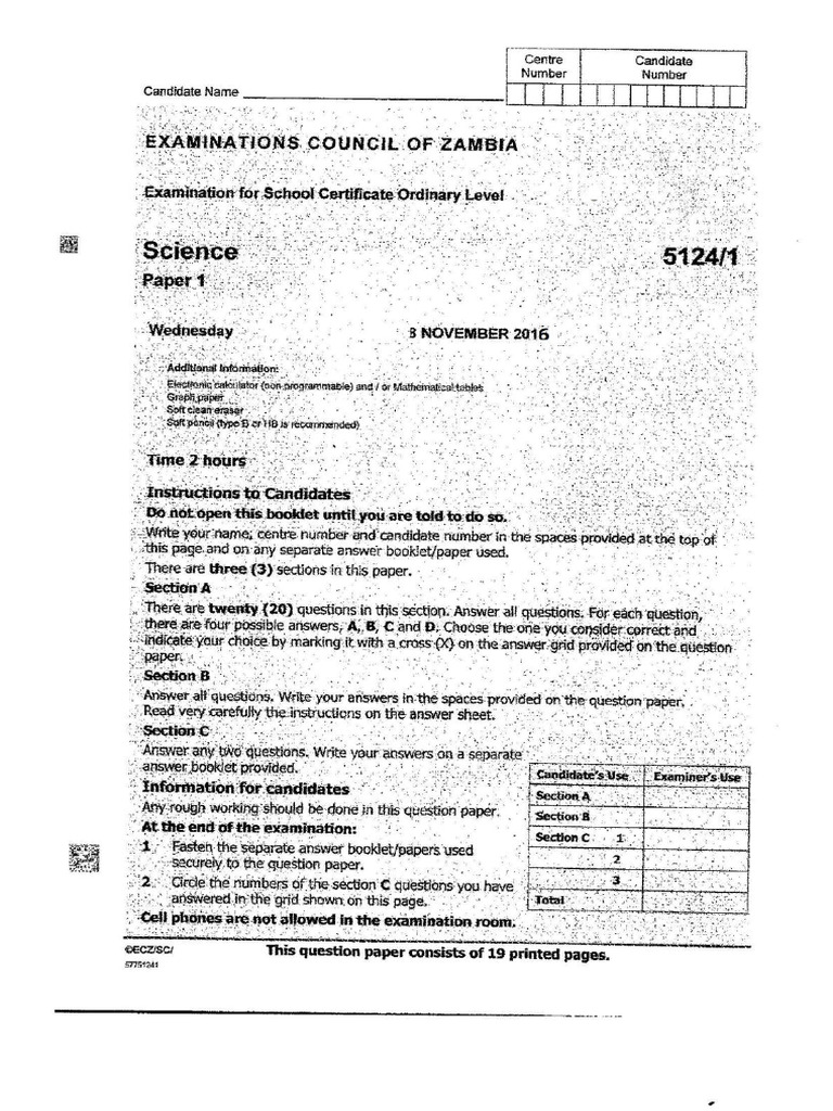 Science p1 Physics 2016 - 2023 SC & Gce | PDF | Vocational Education ...