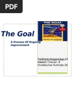 The Goal: A Process of Ongoing Improvement