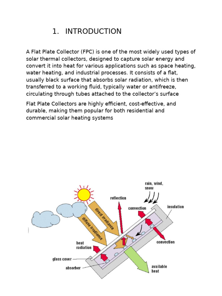 Flat Plate Collector Overview and Benefits | PDF | Sustainable Energy ...