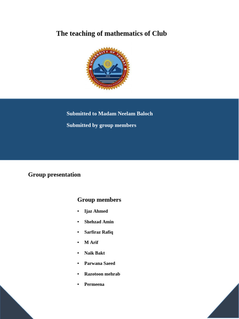 Benefits of a Mathematics Club | PDF | Mathematics | Learning