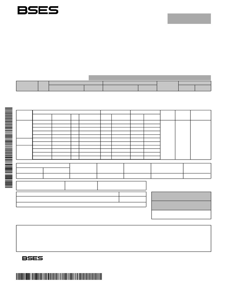 BSES Electricity Bill Summary - Feb 2025 | PDF | Cheque | Electrical ...